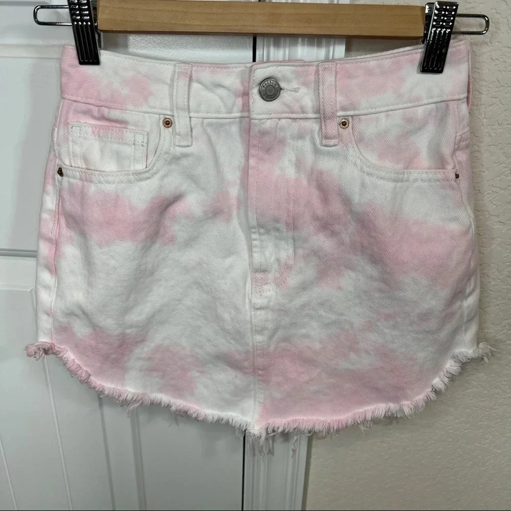 Pacsun pink tie dye skirt, sz 23